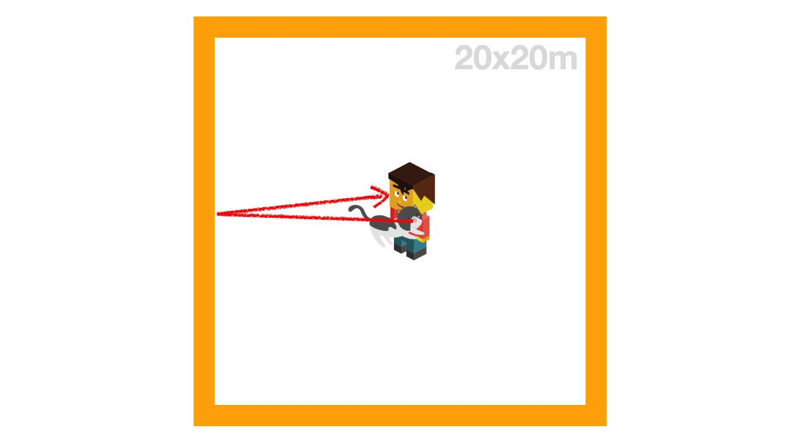 情况 1:你跟猫在房间正中央,猫叫了多久之后,你才会听到“猫叫声的回音”?